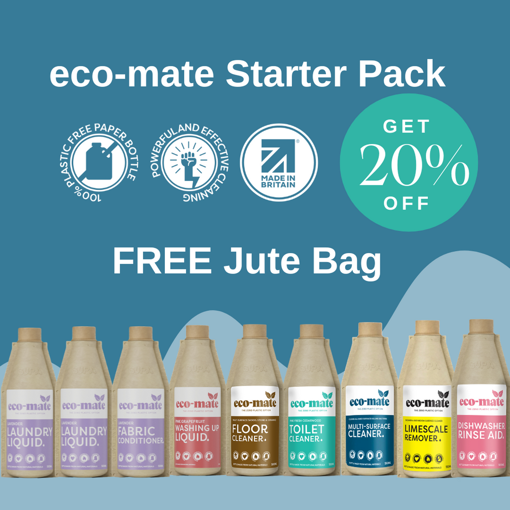 Eco 9 Bottle Laundry and Cleaning Liquids Starter Pack - Choice of Scent - anydaydirect