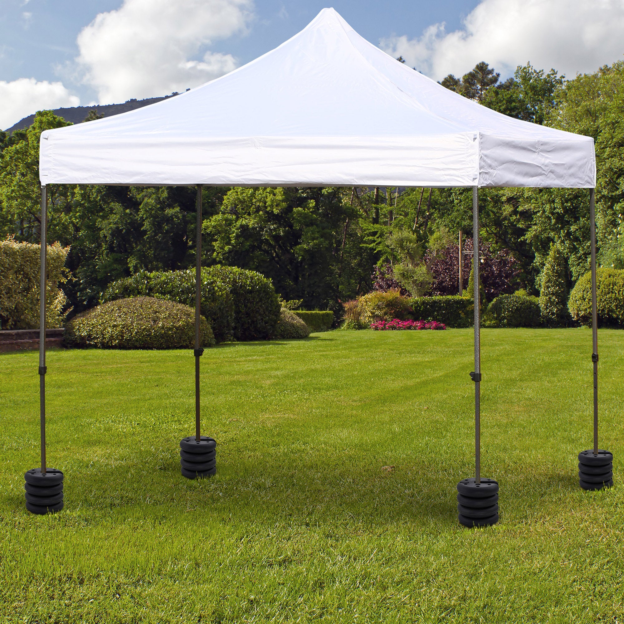 Outsunny Sand Fillable Set of 4 PCs Gazebo Tent Sand  Leg Weights Marquee Party Tent Canopy Accessory - anydaydirect