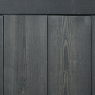 OutsunnyGarden Storage 4-Tier Wooden Garden Outdoor Shed 3 Shelves Utility Gardener Cabinet Lockable 2 Doors - Grey - anydaydirect