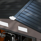 Outsunny 9 x 6FT Garden Metal Storage Shed Outdoor Storage Shed with Foundation Ventilation & Doors, Brown - anydaydirect