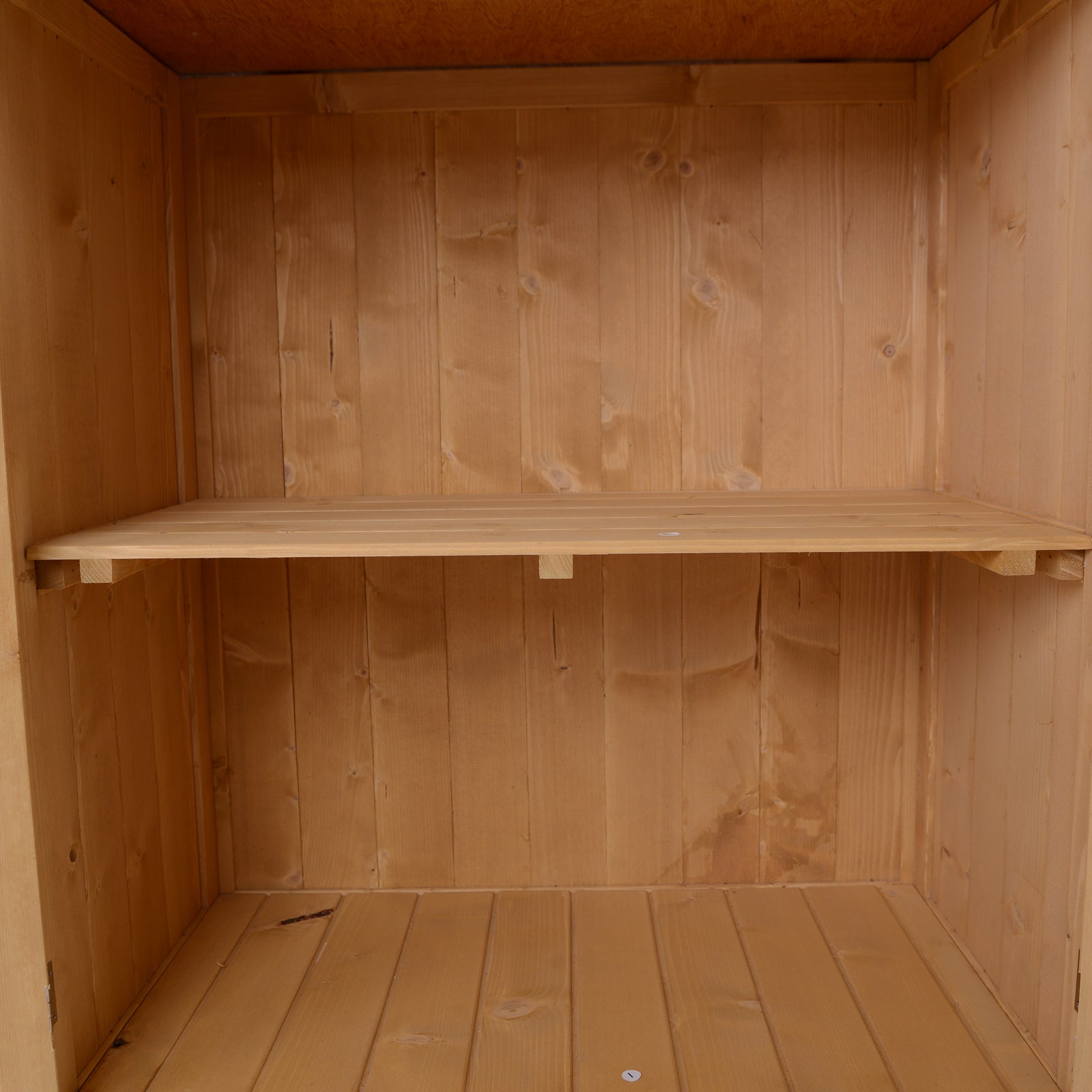 Outsunny Outdoor Garden Storage Shed, Cedarwood-Burlywood Colour - anydaydirect