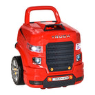 HOMCOM Kids Toy Truck Set, Toddler Educational Car Service Station Playset, Take Apart Workshop, w/ RC Car Key, Light, for 3-5 Years Old Red - anydaydirect