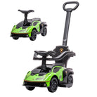 AIYAPLAY Dual-Purpose Ride-On: Vroom-Vroom Toddler Cruiser with Authentic Sounds, Emerald Green - anydaydirect