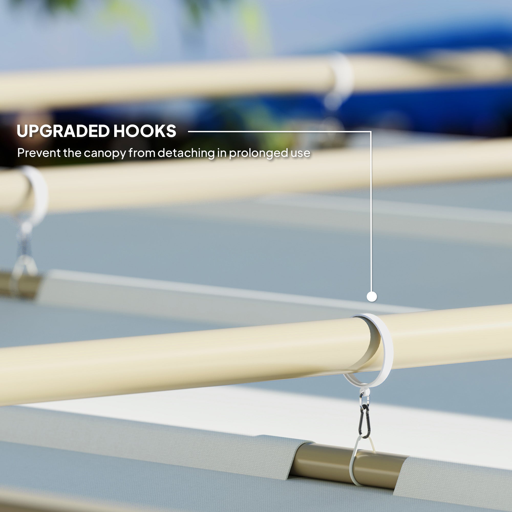Outsunny 3 x 3(m) Garden Pergola with Retractable Roof and Magnetic Fixture, Outdoor Gazebo Pergola Kit Sun Shade Canopy, UPF30+, Khaki - anydaydirect