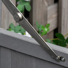 Outsunny Wooden Garden Storage Shed Tool Cabinet Organiser with Shelves, Two Doors,74 x 43 x 88cm, Grey - anydaydirect