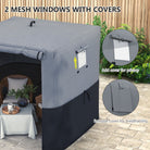 Outsunny 2 x 2m Pop-Up Gazebo, with Accessories - Black - anydaydirect
