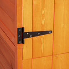 Outsunny 84 x 52cm Garden Shed 4-Tier Wooden Garden Outdoor Shed 3 Shelves Utility Gardener Cabinet Lockable Double Doors Tool Kit Storage - anydaydirect