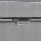 Outsunny Wooden Garden Storage Shed Tool Cabinet Organiser with Shelves, Two Doors,74 x 43 x 88cm, Grey - anydaydirect