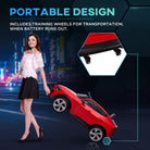 HOMCOM Audi E-tron Licensed 12V Kids Electric Ride On Car with Parental Remote Music Lights MP3 Suspension Wheels for 3-5 Years Red - anydaydirect