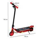 AIYAPLAY Electric Scooter for Kids Ages 6-14, with Dual Brakes, Flash Wheel and Colourful Light, Kids Electric Scooter E Scooter, Up to 12 KM/H & 10 KM, Red - anydaydirect