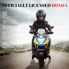 AIYAPLAY 12V Honda Licensed Kids Electric Motorbike w/ Music, Headlights, Early Education Function, for 3-6 Years - Yellow - anydaydirect