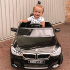 HOMCOM Kids Electric Ride On Car 6V Licensed BMW 6GT W/ Remote-Black - anydaydirect