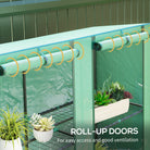 Outsunny Three-Tier Mini Greenhouse 2026 - Green - anydaydirect