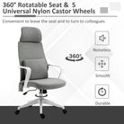 Vinsetto Massage Pillow Office Chair - Grey - anydaydirect