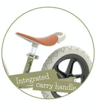 Chillafish Balance Bike Charlie Lux - Olive - anydaydirect