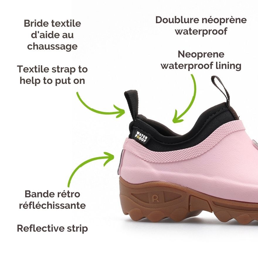 Rouchette Clean Kids Ankle - Pink - anydaydirect