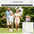 HOMCOM Baseball Rebounder Net Teens Adults Game Spot Softball Training Aid Practise Target Strike Shot Goal Play - anydaydirect