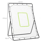 HOMCOM Baseball Rebounder Net Teens Adults Game Spot Softball Training Aid Practise Target Strike Shot Goal Play - anydaydirect