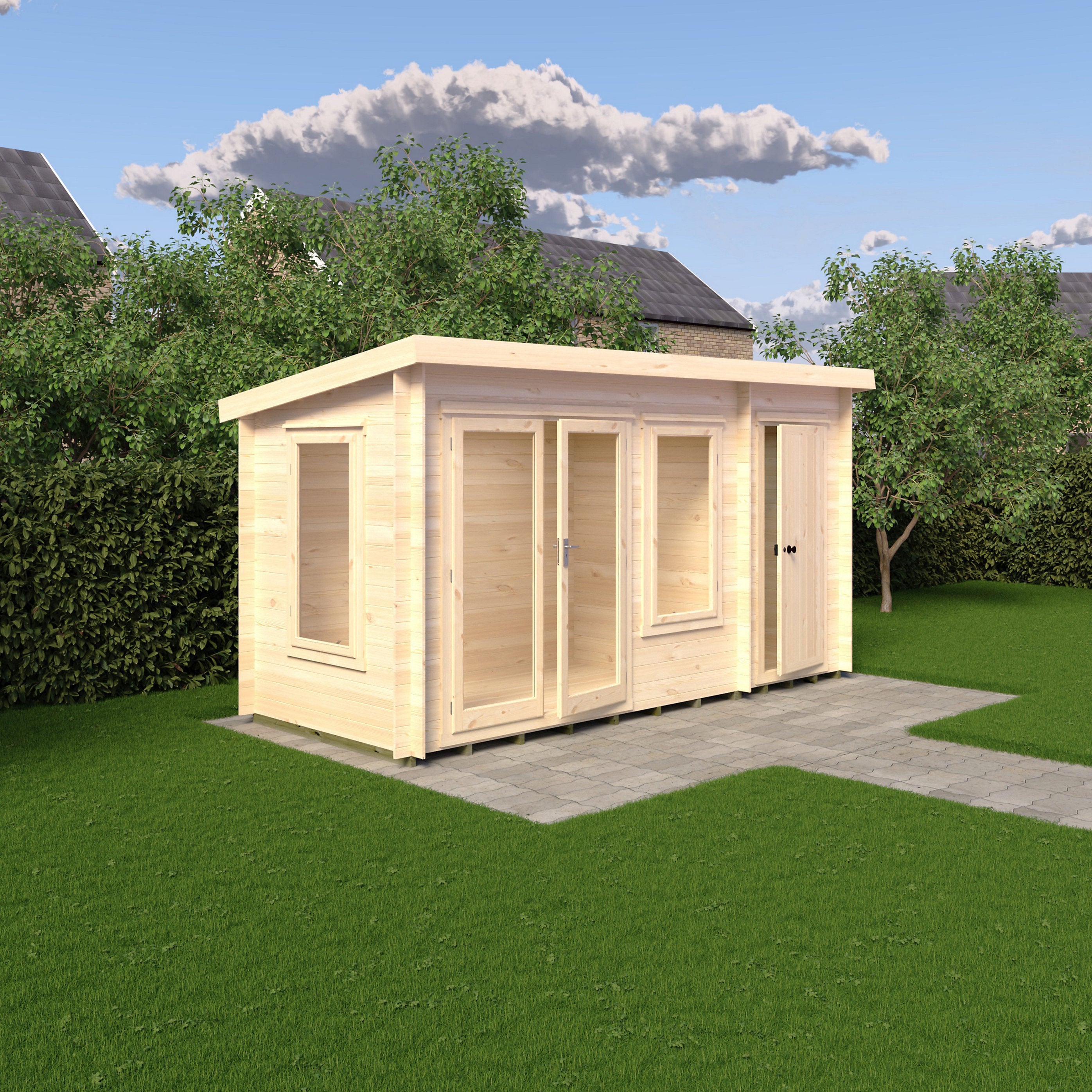 Shire Elm 6x14 Log Cabin