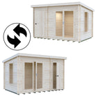 Shire Elm 8x12 Log Cabin