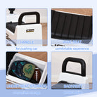 HOMCOM Mercedes-Benz Licensed 3-in-1 Ride On Car, Stroller Truck with Under Seat Storage, Steering Wheel & Horn, for 12-36 Months, White - anydaydirect