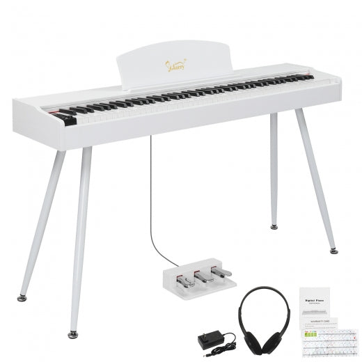 Glarry GDP-203 88 Key Standard Full Weighted Hammer-action Keybed Digital Piano - anydaydirect