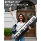 Glarry GPP-203D01 88 Key Full Size Semi-Weighted Standard Electric Digital Piano Black - anydaydirect