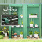 Outsunny Three-Tier Mini Greenhouse 2026 - Green - anydaydirect
