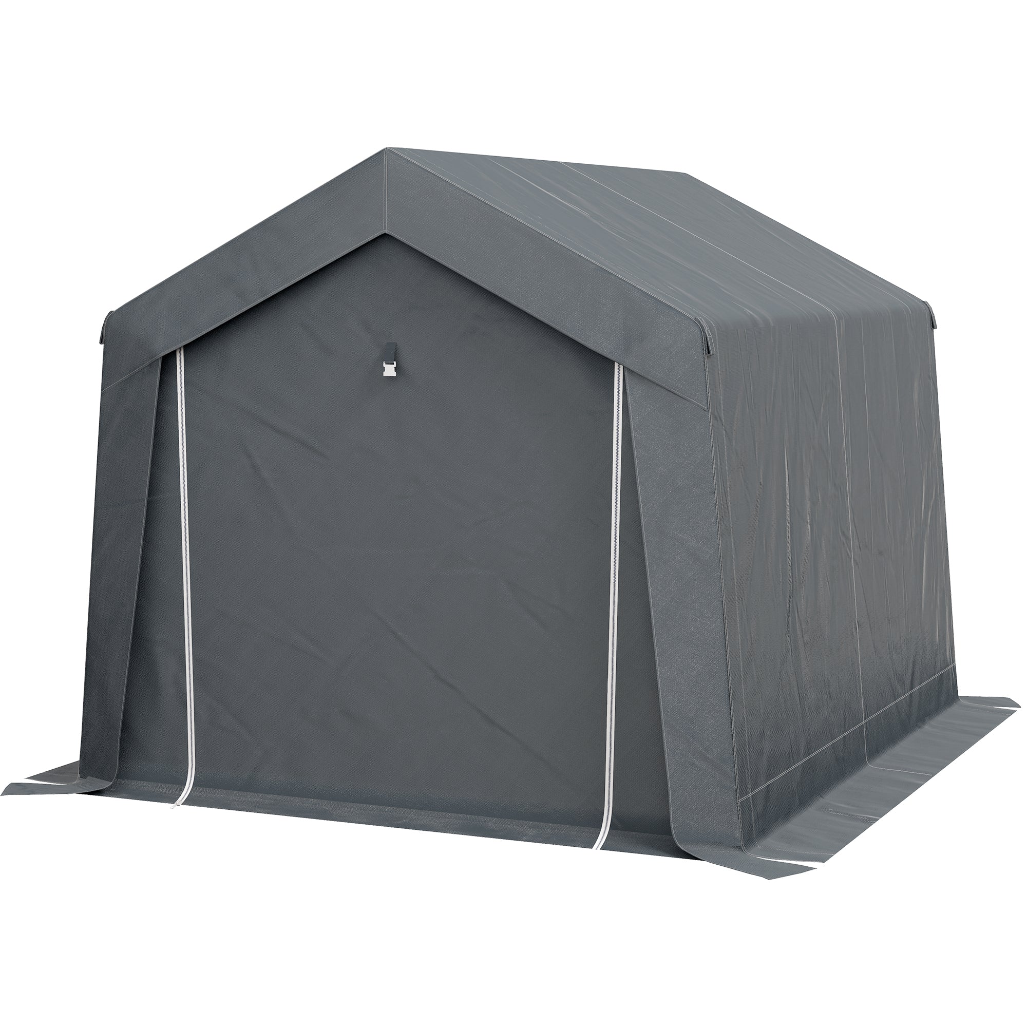 Outsunny 3 x 3(m) Waterproof Portable Shed, Garden Storage Tent with Ventilation Window, for Bike, Motorbike, Garden Tools - anydaydirect