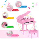 HOMCOM 30 Keys Mini Kids Piano for Child with Music Stand and Bench Best Gifts Toy - anydaydirect