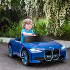 HOMCOM BMW i4 Licensed 12V Kids Electric Ride-On Car - anydaydirect