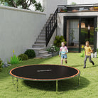 SPORTNOW Trampoline Replacement Mat with Spring Pull Tool, 42 V-Hooks, for 8ft Trampoline using 14cm Springs, Orange - anydaydirect