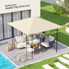 Outsunny 3 x 3(m) Gazebo Canopy Replacement, for 01-0867 - Cream - anydaydirect