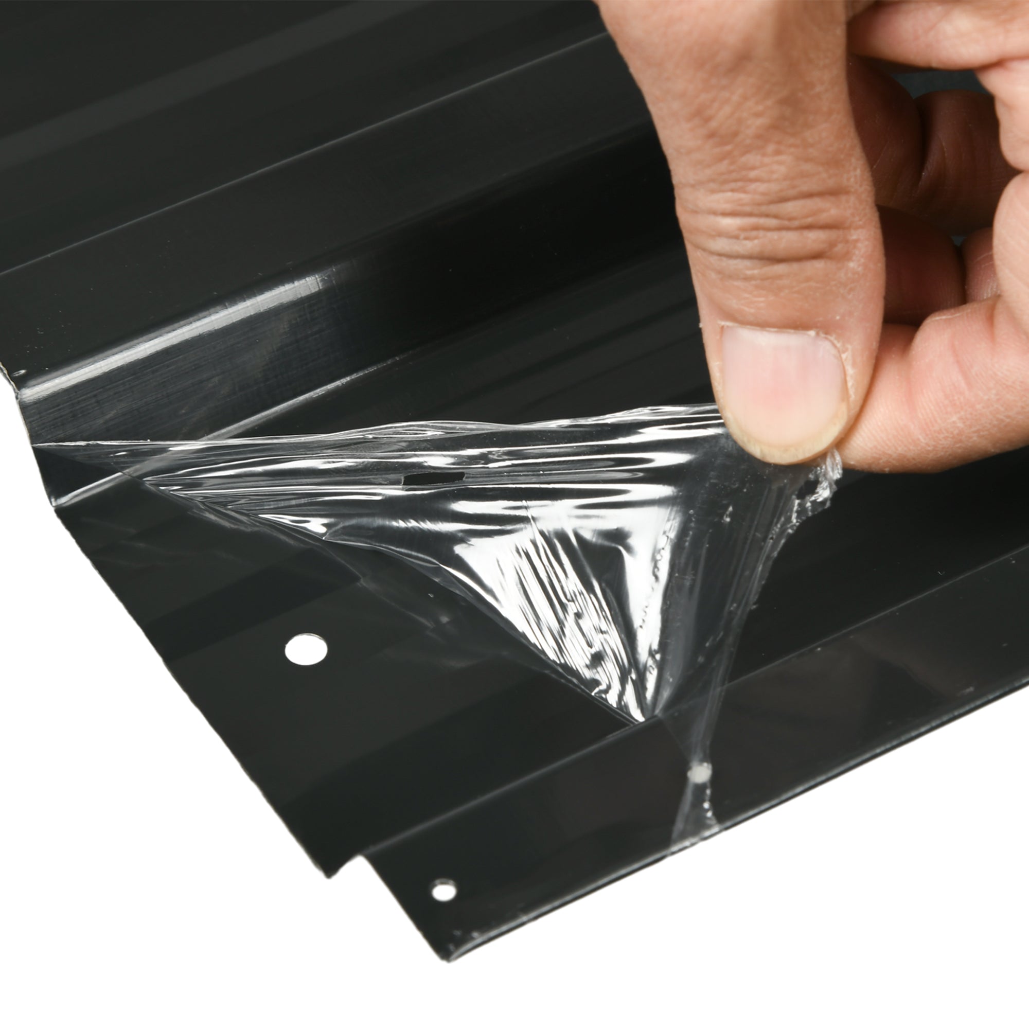 Outsunny Corrugated Roofing Sheets, Pack of 12, Galvanised Metal Roofing Sheets for Greenhouse, Garage, Storage Shed, Carport, 129 x 45cm, Dark Grey - anydaydirect