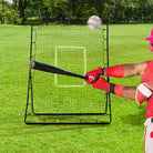 HOMCOM Baseball Rebounder Net Teens Adults Game Spot Softball Training Aid Practise Target Strike Shot Goal Play - anydaydirect