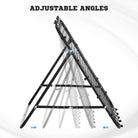 HOMCOM Rebounder Net, Practise Kickback Goal, for Teens, Adults Training - Black - anydaydirect