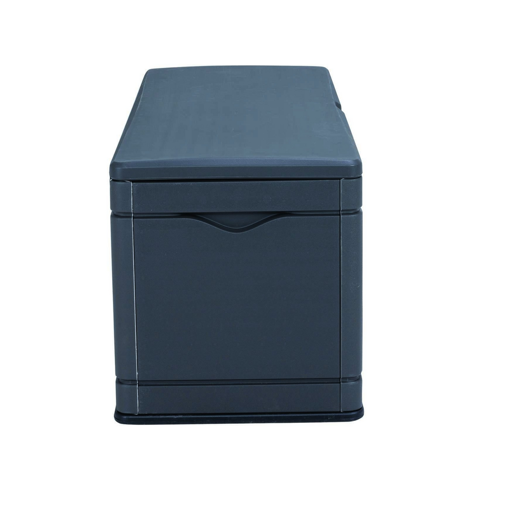 Lifetime 500 Litre Large Cushion Box -  Dark Grey - anydaydirect