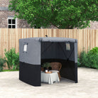 Outsunny 2 x 2m Pop-Up Gazebo, with Accessories - Black - anydaydirect