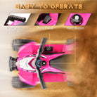 AIYAPLAY Honda Licensed Kids Quad Bike, 6V Electric Ride on Car ATV Toy with LED Light Horn for 1.5-3 Years, Pink - anydaydirect