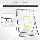HOMCOM Baseball Rebounder Net Teens Adults Game Spot Softball Training Aid Practise Target Strike Shot Goal Play - anydaydirect