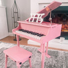 HOMCOM 30 Keys Mini Kids Piano for Child with Music Stand and Bench Best Gifts Toy - anydaydirect