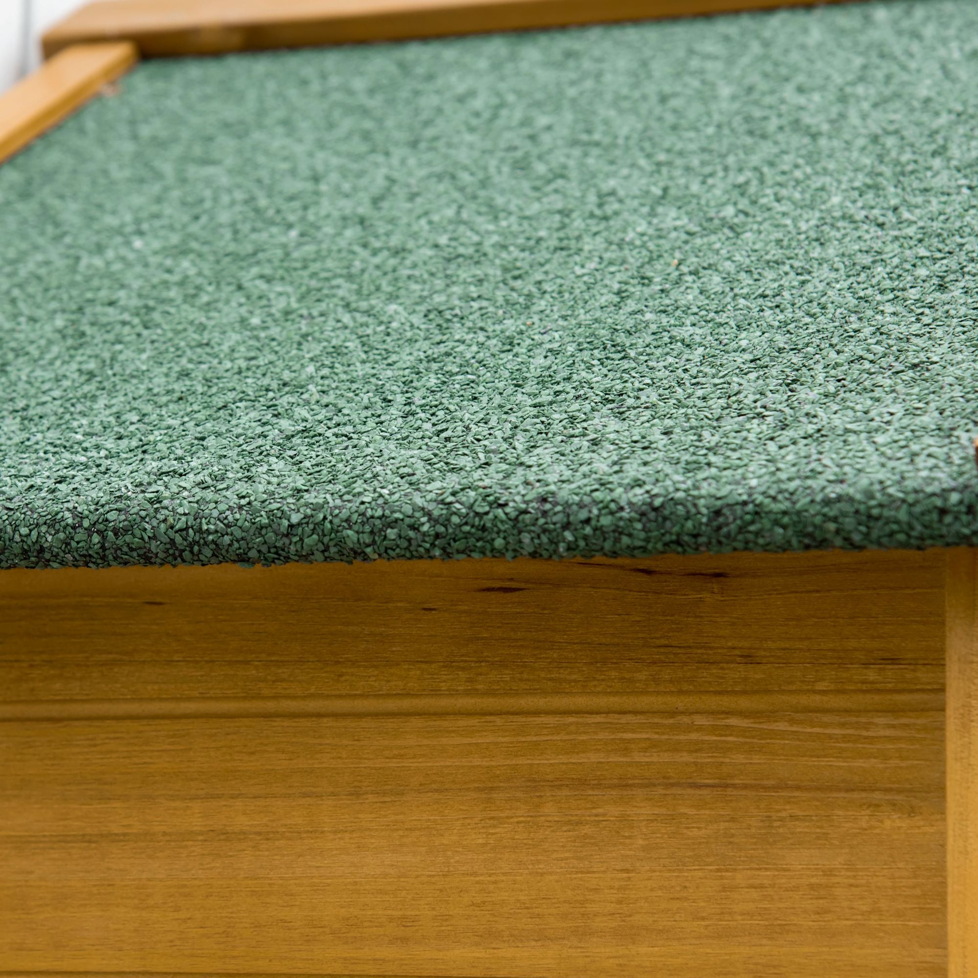 Outsunny Wooden Garden Storage Shed Utility Gardener Cabinet w/ 3 Shelves and 2 Door, 191.5cm x 79cm x 49cm, Natural Wood Effect - anydaydirect