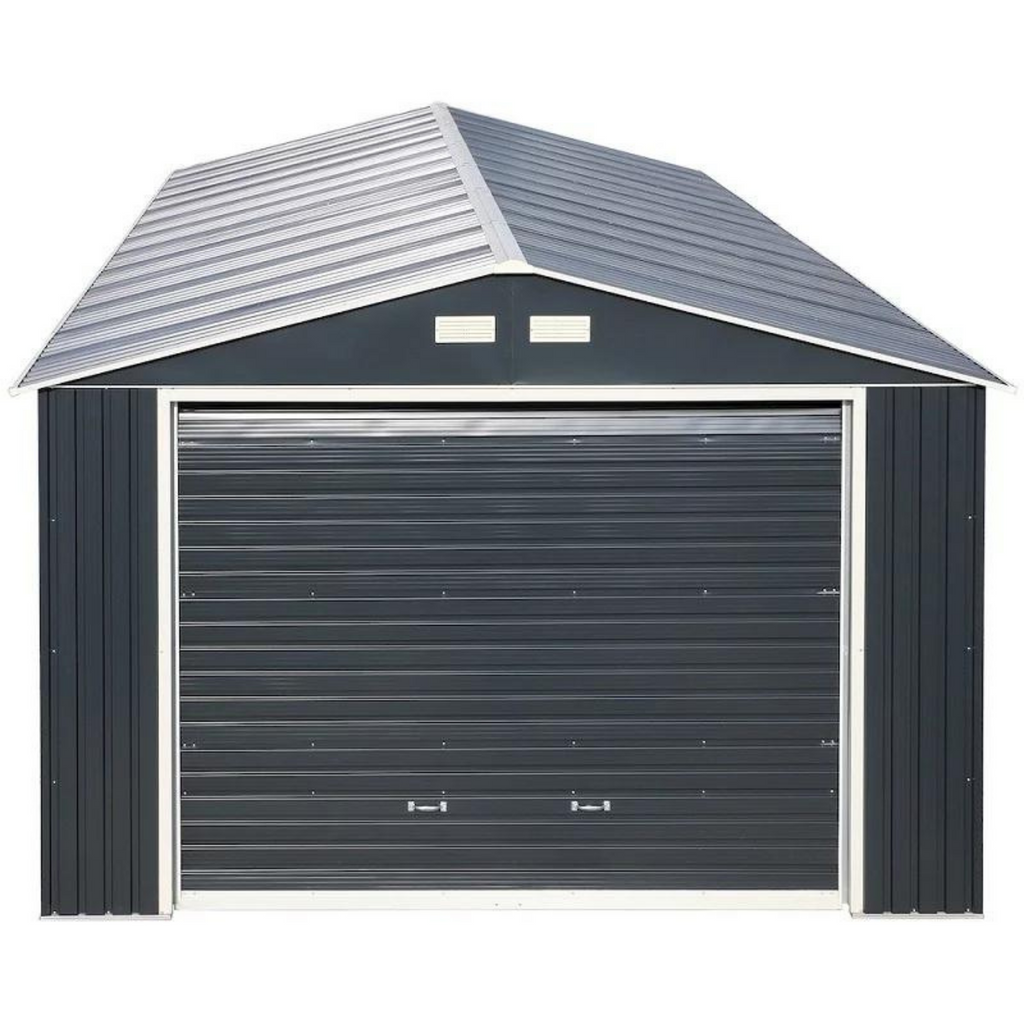 Sapphire 12x20ft Powder-Coated Metal Garage for Secure Storage - anydaydirect