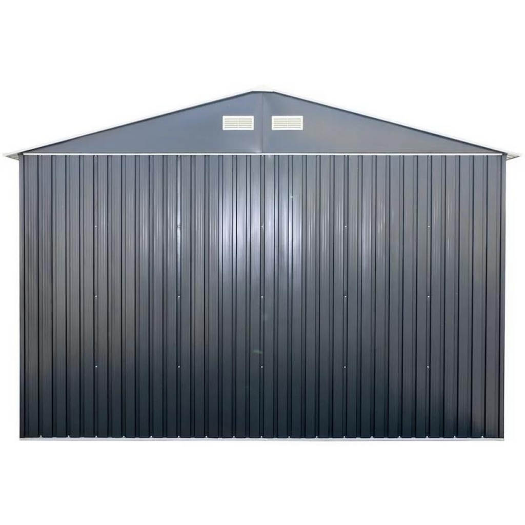 Durable 12x38ft Galvanized Steel Apex Metal Garage - anydaydirect