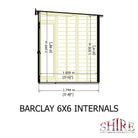 Shire Barclay 6x6 Summerhouse