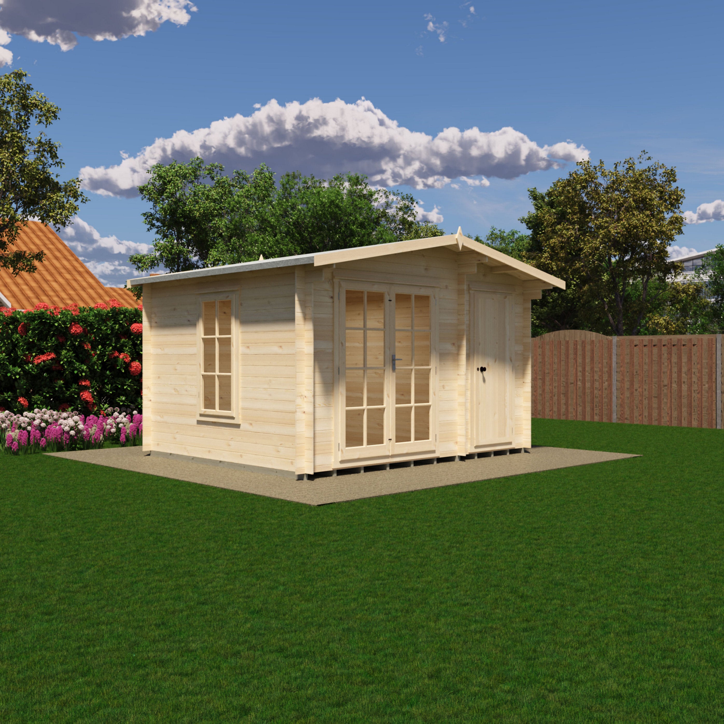 Shire Bourne 12x10 Log Cabin