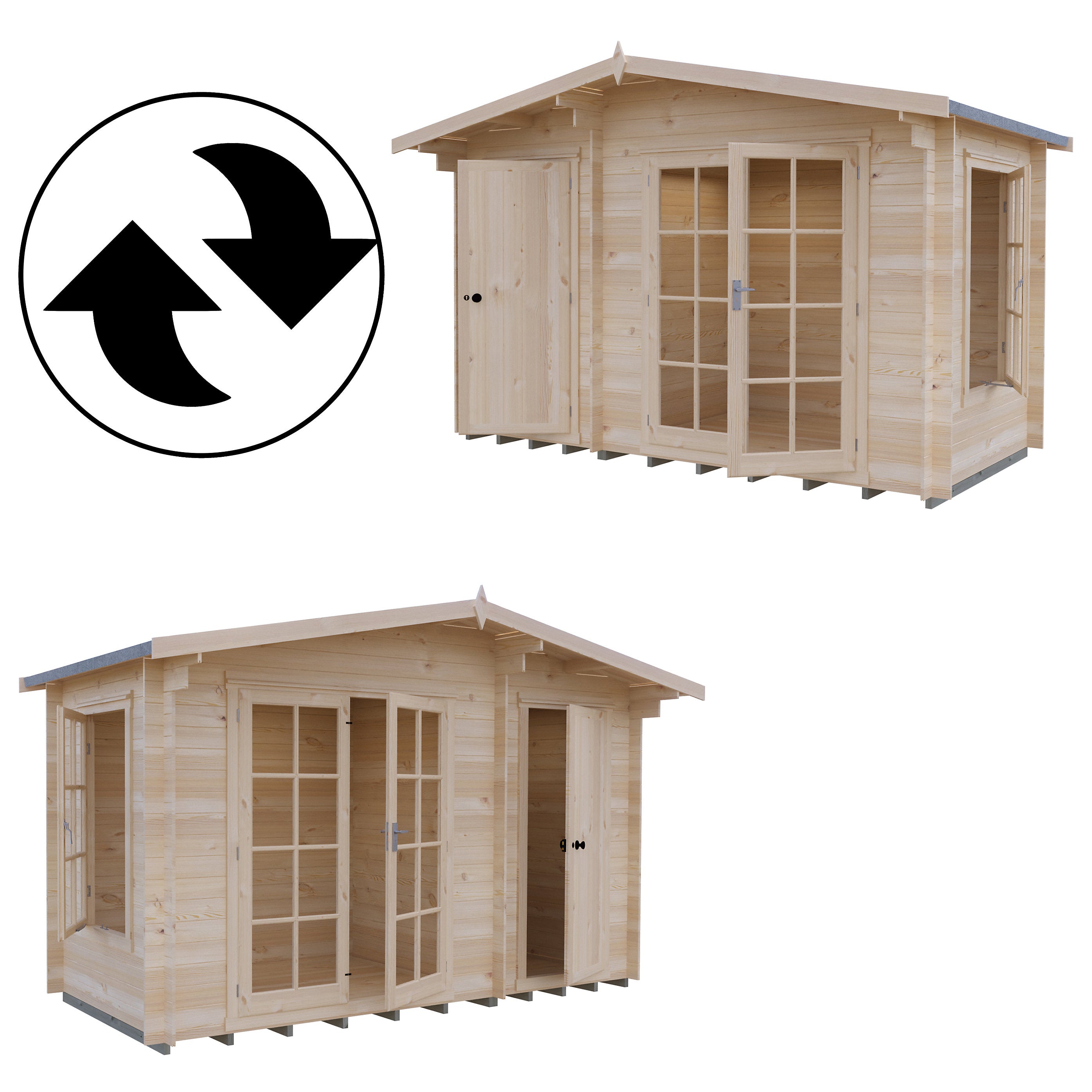 Shire Bourne 12x6 Log Cabin