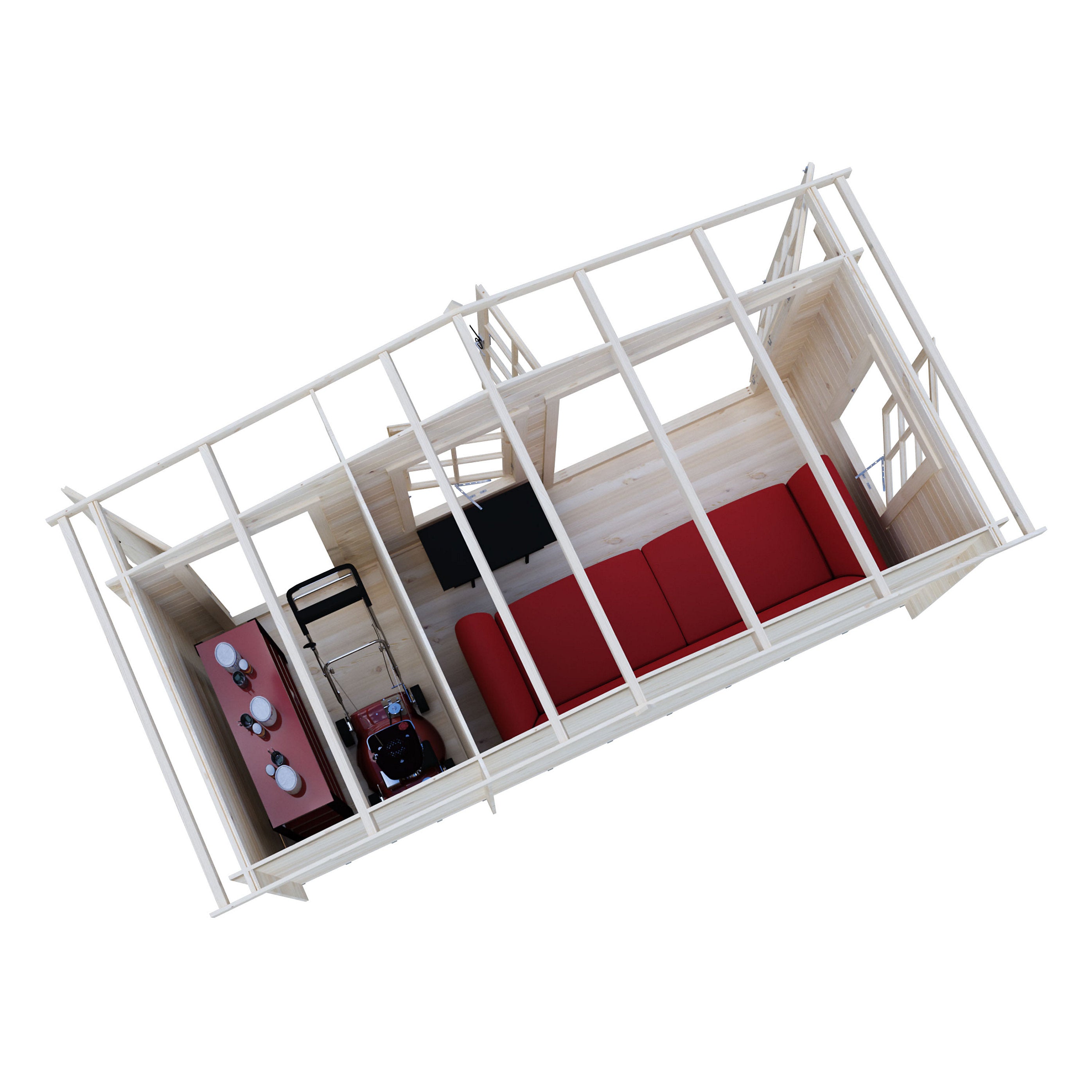 Shire Bourne 14x6 Log Cabin