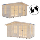 Shire Bourne 14x8 Log Cabin
