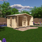Shire Bourne 14x8 Log Cabin